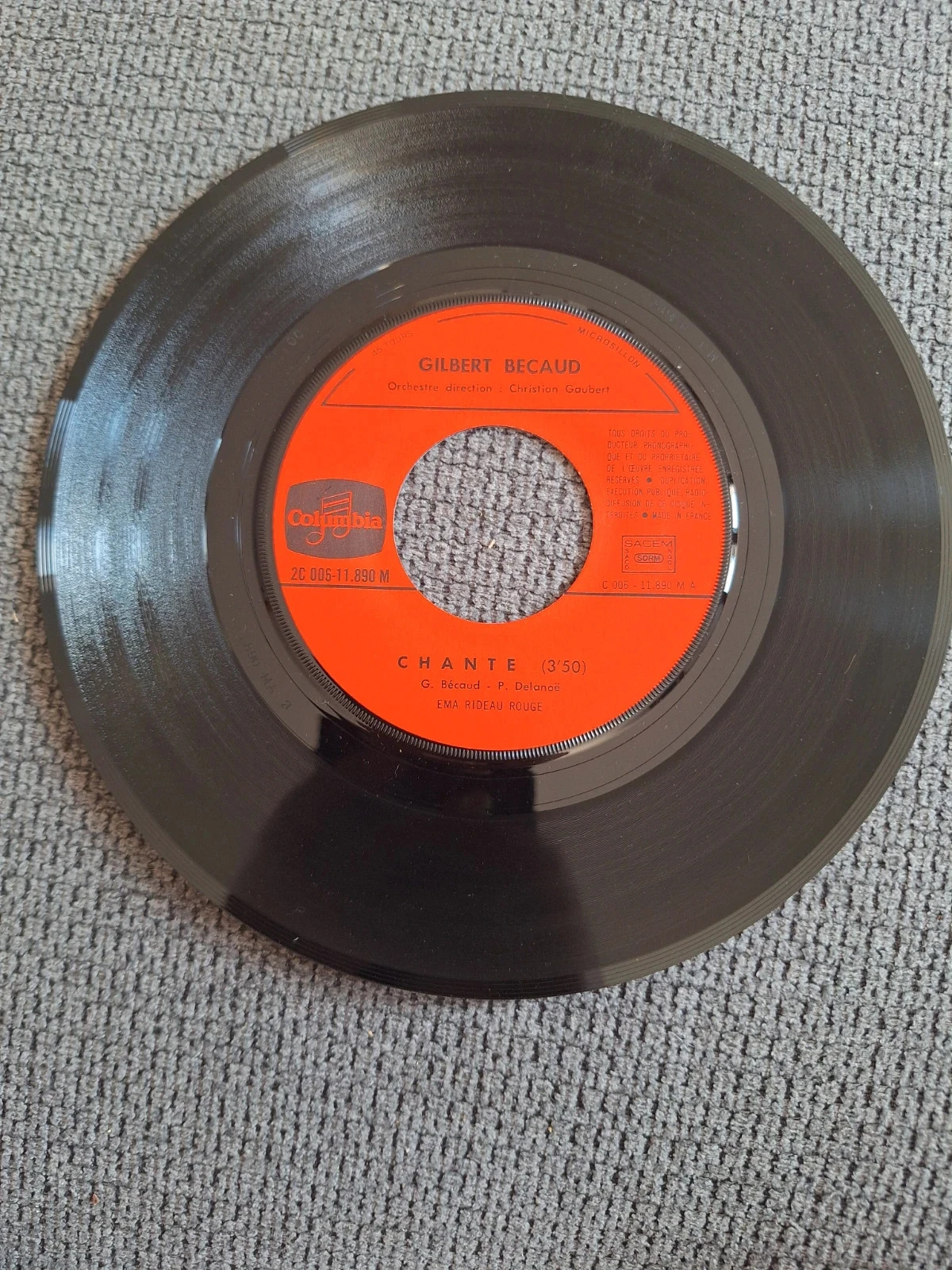 Álbum de vinil de Gilbert Becaud – photo 4
